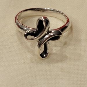 James Avery Eternal Ribbon Cross Ring - Size 8.5